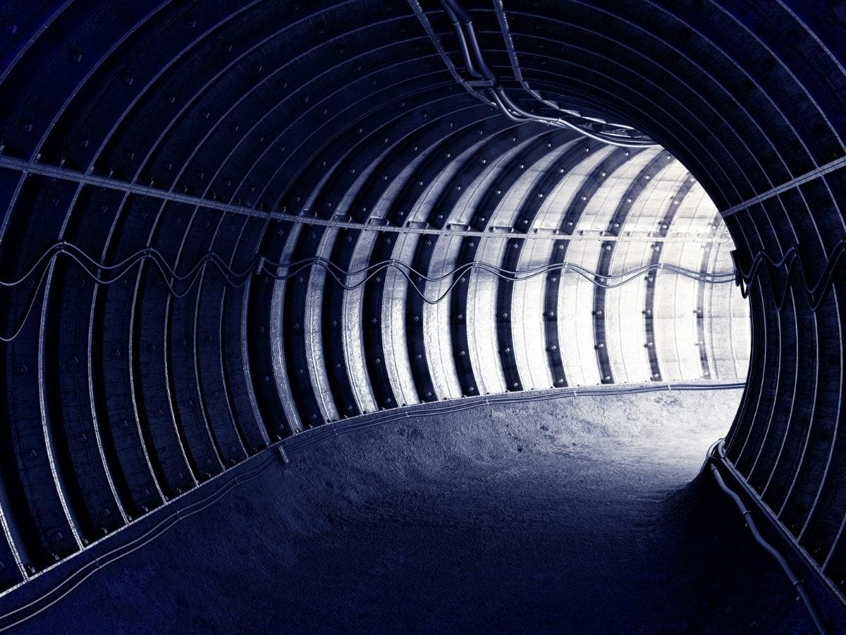 Construction and reinforcement of tunnels using corrugated, putruded or pultruded glass fibre reinforced polymer GFRP bars. GFRP is the best alternative to steel.